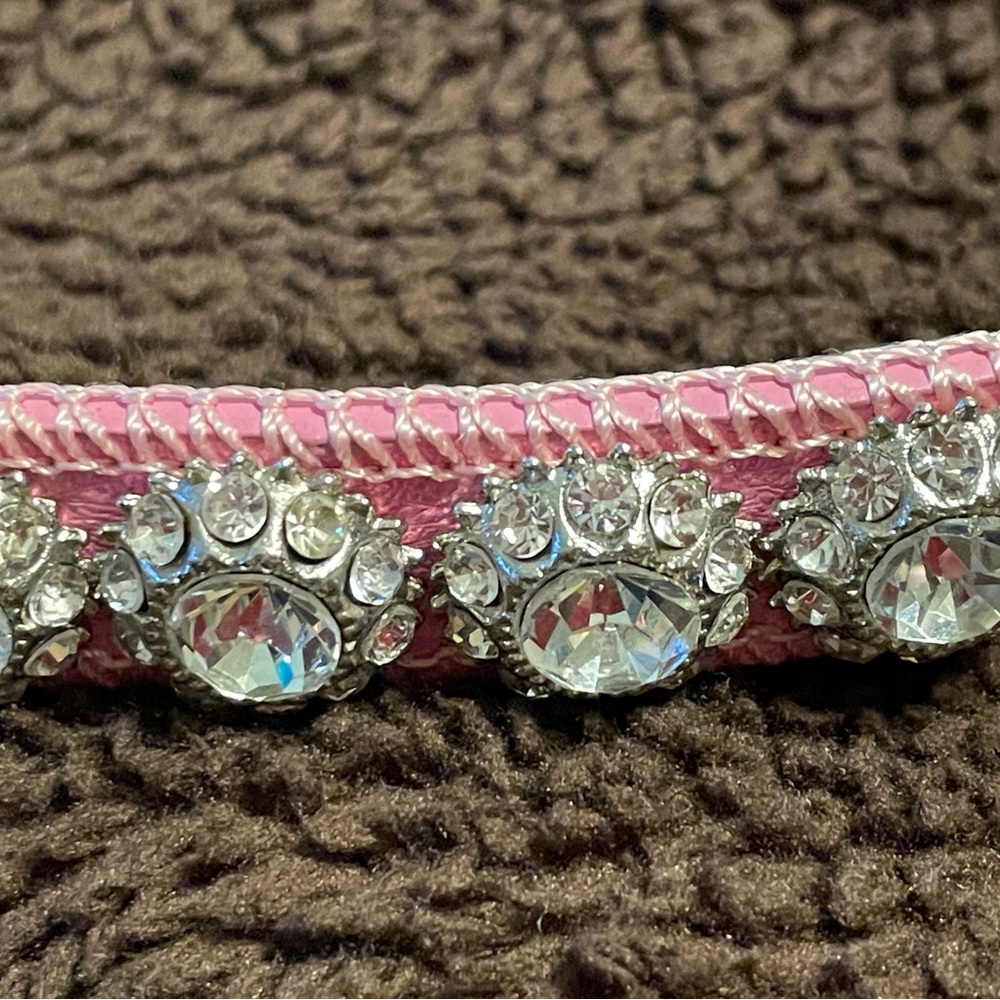 Pink Rhinestone Kids Belt - Picture 3 of 6